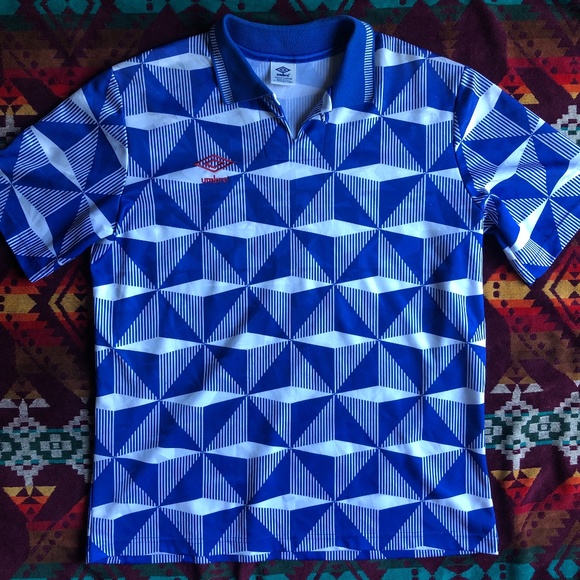 Umbro Other - Rare 1990s Umbro Allover Print Soccer Jersey Large